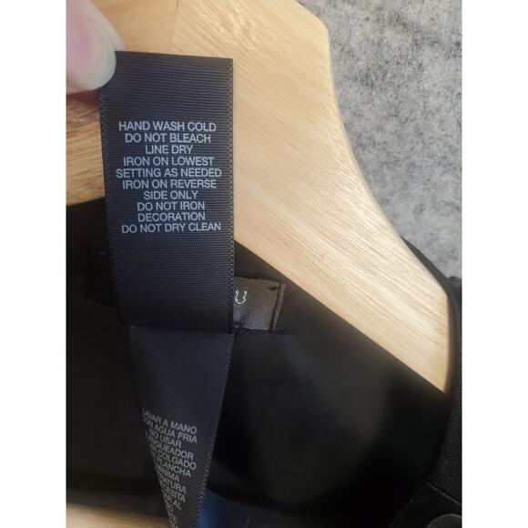 NWT Bisou Bisou Women's Size XL Black Embellished Cropped Vest - Picture 4 of 6